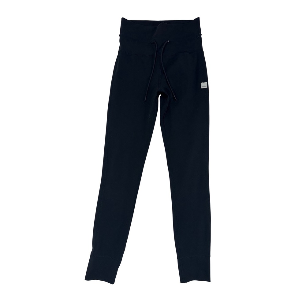Vuori Womens Daily Pocket Legging Black High Rise Drawstring‎ Yoga Pants VW418